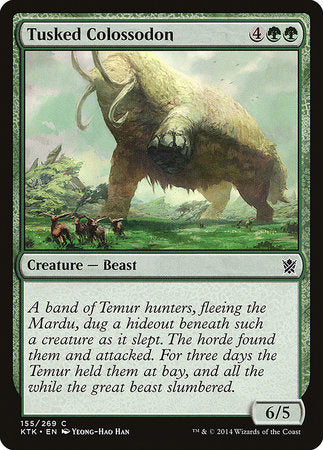 Tusked Colossodon [Khans of Tarkir] | Jomio and Rueliete's Cards and Comics