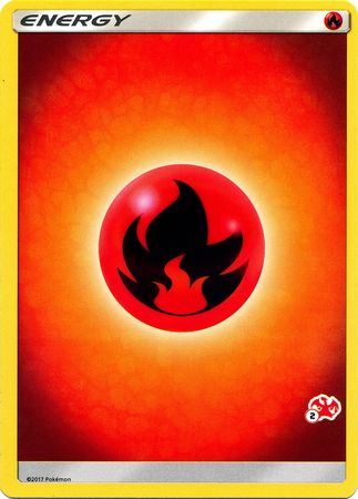 Fire Energy (Charizard Stamp #2) [Battle Academy 2020] | Jomio and Rueliete's Cards and Comics