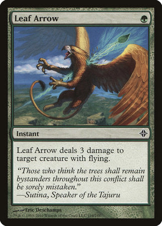 Leaf Arrow [Rise of the Eldrazi] | Jomio and Rueliete's Cards and Comics
