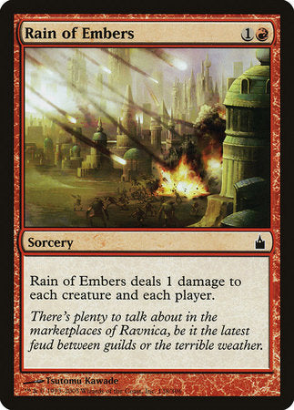 Rain of Embers [Ravnica: City of Guilds] | Jomio and Rueliete's Cards and Comics