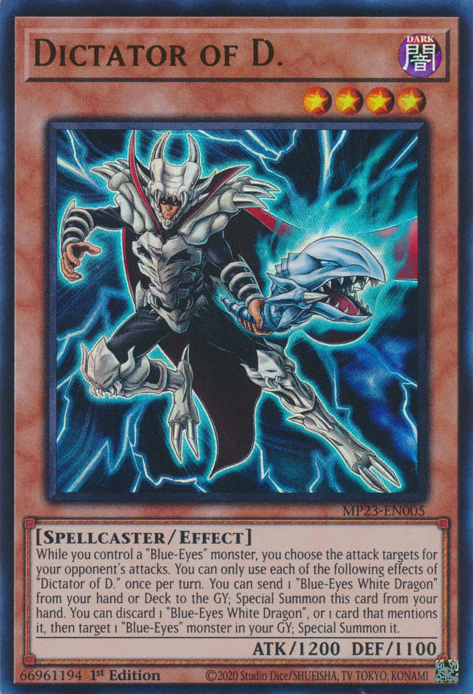 Dictator of D. [MP23-EN005] Ultra Rare | Jomio and Rueliete's Cards and Comics