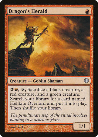 Dragon's Herald [Shards of Alara] | Jomio and Rueliete's Cards and Comics
