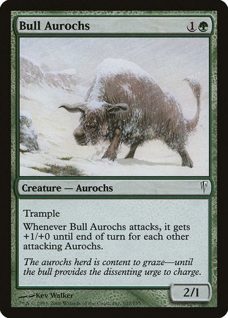 Bull Aurochs [Coldsnap] | Jomio and Rueliete's Cards and Comics