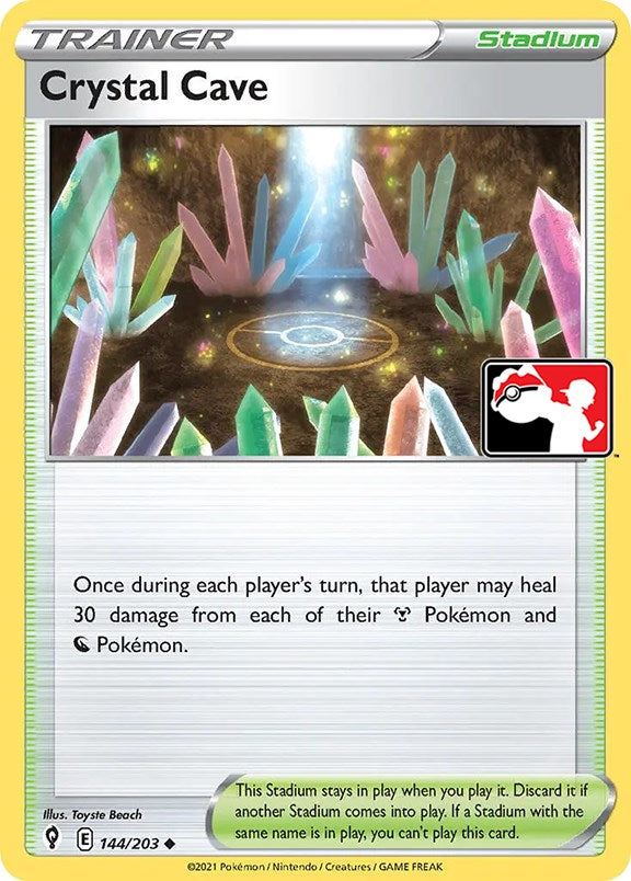 Crystal Cave (144/203) [Prize Pack Series One] | Jomio and Rueliete's Cards and Comics