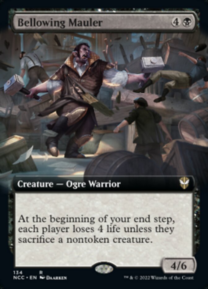 Bellowing Mauler (Extended Art) [Streets of New Capenna Commander] | Jomio and Rueliete's Cards and Comics