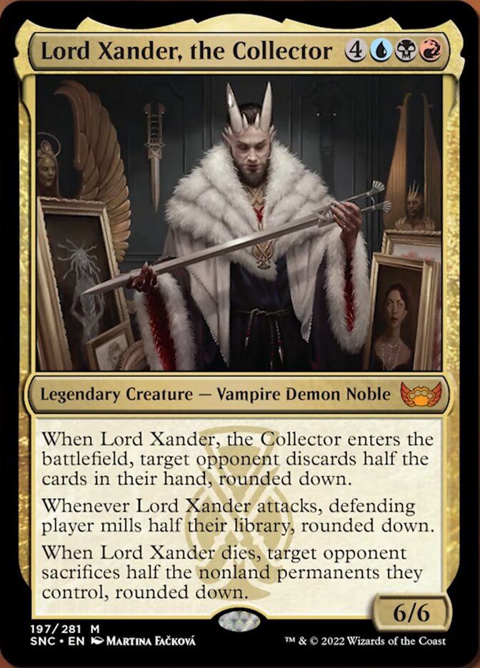 Lord Xander, the Collector [Streets of New Capenna] | Jomio and Rueliete's Cards and Comics