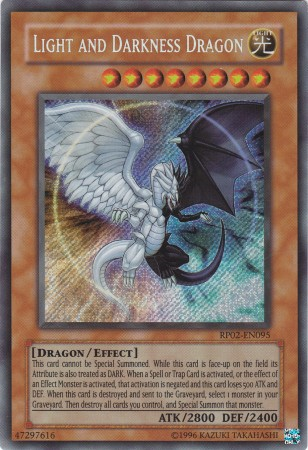 Light and Darkness Dragon [RP02-EN095] Secret Rare | Jomio and Rueliete's Cards and Comics