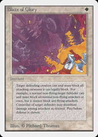 Blaze of Glory [Unlimited Edition] | Jomio and Rueliete's Cards and Comics