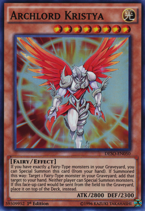 Archlord Kristya [DESO-EN050] Super Rare | Jomio and Rueliete's Cards and Comics
