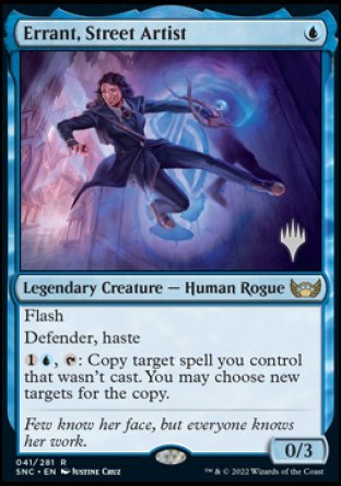 Errant, Street Artist (Promo Pack) [Streets of New Capenna Promos] | Jomio and Rueliete's Cards and Comics