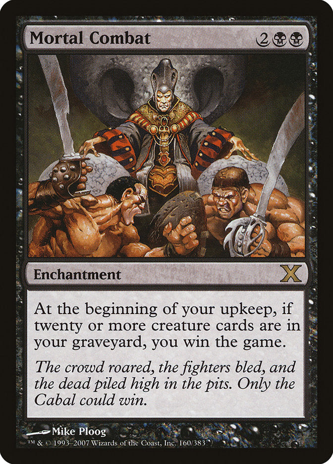 Mortal Combat [Tenth Edition] | Jomio and Rueliete's Cards and Comics