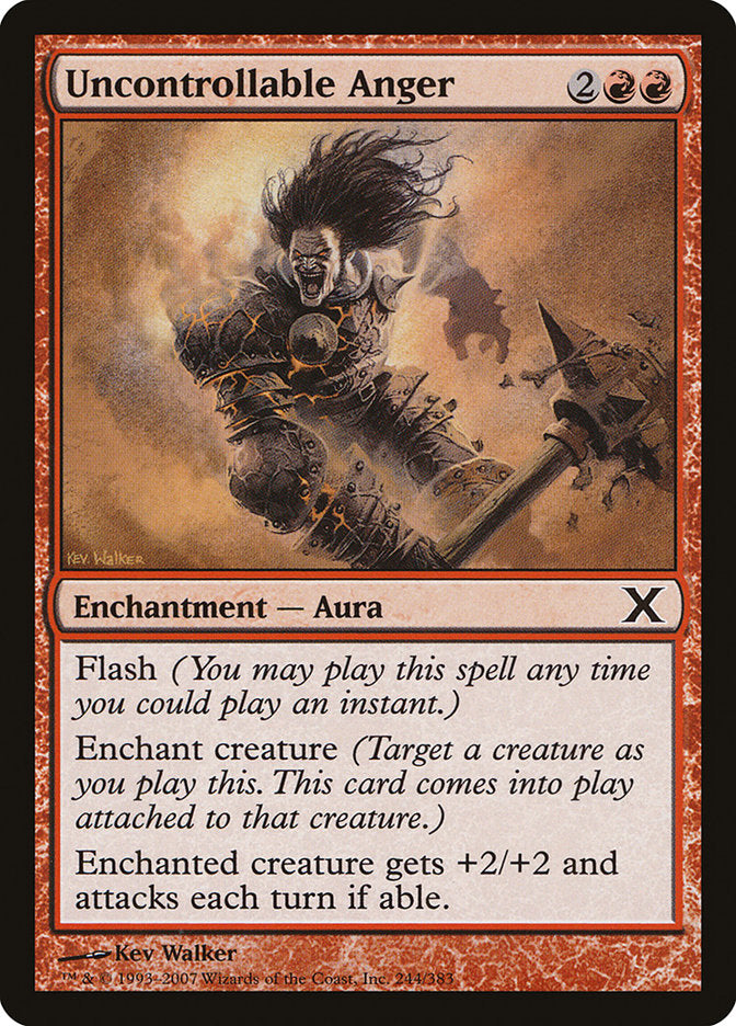 Uncontrollable Anger [Tenth Edition] | Jomio and Rueliete's Cards and Comics