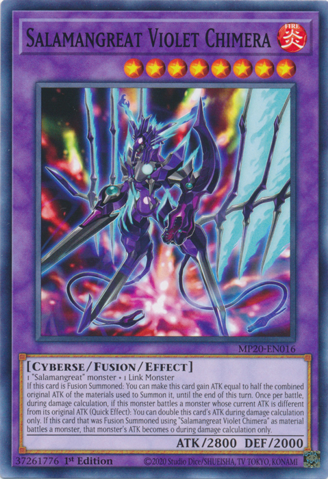 Salamangreat Violet Chimera [MP20-EN016] Common | Jomio and Rueliete's Cards and Comics