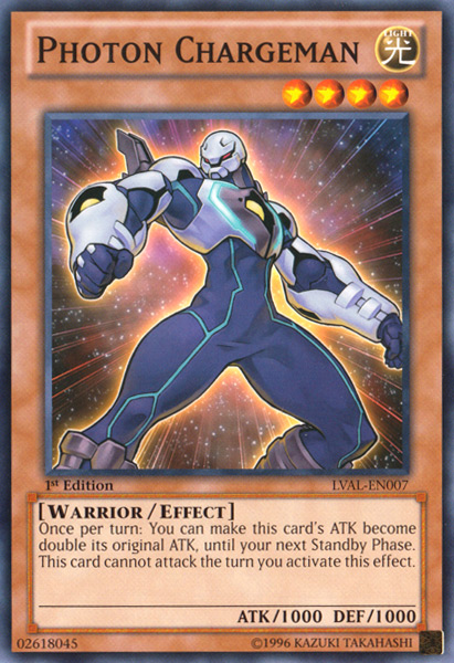 Photon Chargeman [LVAL-EN007] Common | Jomio and Rueliete's Cards and Comics