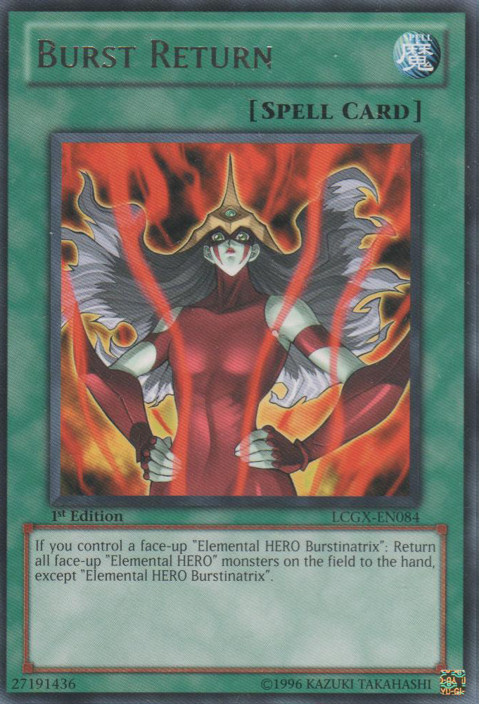 Burst Return [LCGX-EN084] Rare | Jomio and Rueliete's Cards and Comics