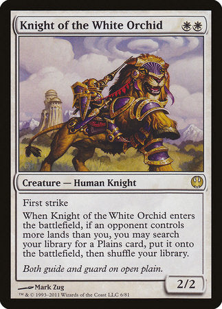 Knight of the White Orchid [Duel Decks: Knights vs. Dragons] | Jomio and Rueliete's Cards and Comics