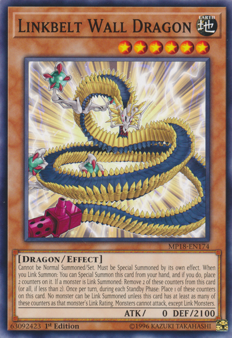Linkbelt Wall Dragon [MP18-EN174] Common | Jomio and Rueliete's Cards and Comics
