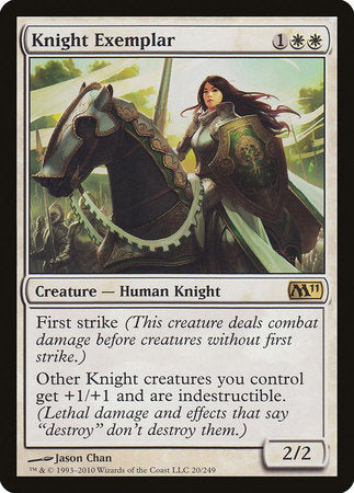 Knight Exemplar [Magic 2011] | Jomio and Rueliete's Cards and Comics