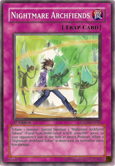 Nightmare Archfiends [CRMS-EN068] Common | Jomio and Rueliete's Cards and Comics