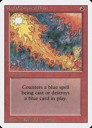 Red Elemental Blast [Revised Edition] | Jomio and Rueliete's Cards and Comics