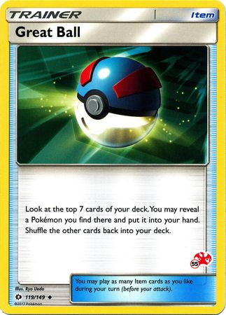 Great Ball (119/149) (Charizard Stamp #55) [Battle Academy 2020] | Jomio and Rueliete's Cards and Comics