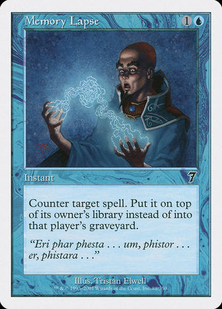 Memory Lapse [Seventh Edition] | Jomio and Rueliete's Cards and Comics