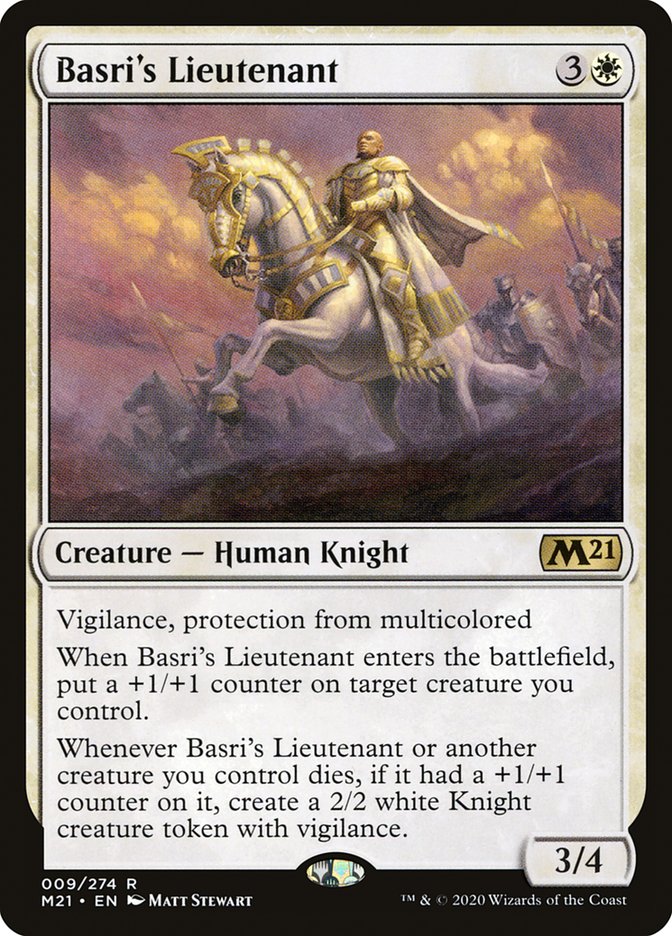 Basri's Lieutenant [Core Set 2021] | Jomio and Rueliete's Cards and Comics