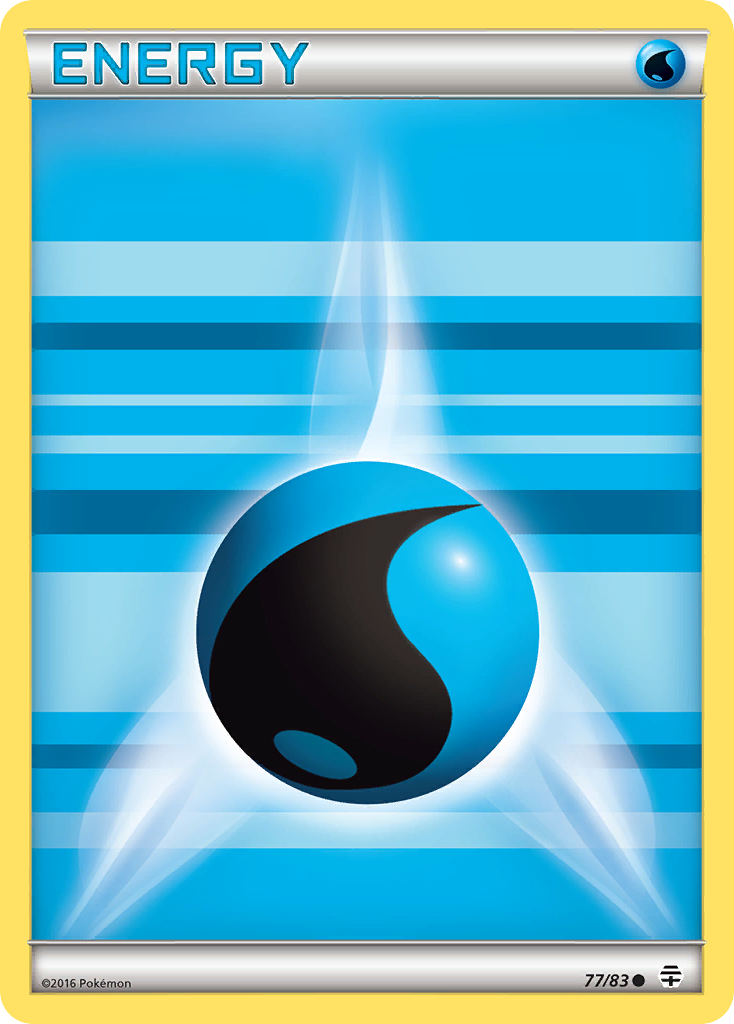 Water Energy (77/83) [XY: Generations] | Jomio and Rueliete's Cards and Comics
