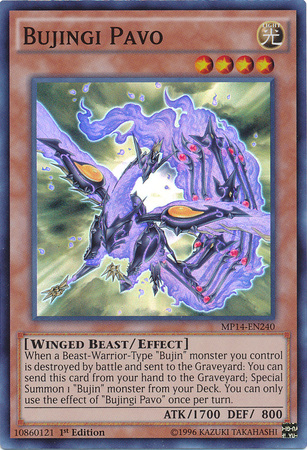 Bujingi Pavo [MP14-EN240] Super Rare | Jomio and Rueliete's Cards and Comics