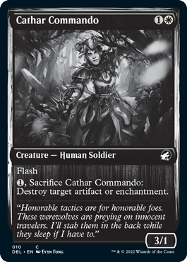 Cathar Commando [Innistrad: Double Feature] | Jomio and Rueliete's Cards and Comics
