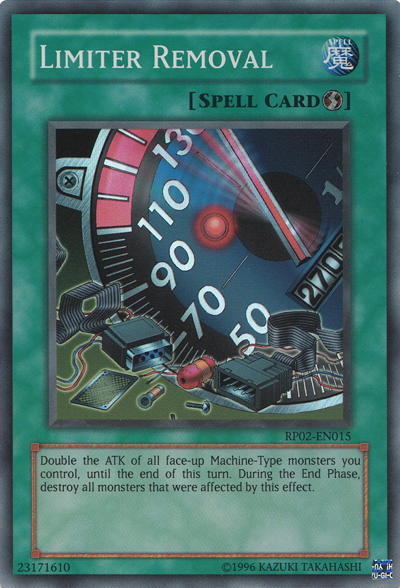 Limiter Removal [RP02-EN015] Super Rare | Jomio and Rueliete's Cards and Comics