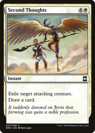 Second Thoughts [Eternal Masters] | Jomio and Rueliete's Cards and Comics
