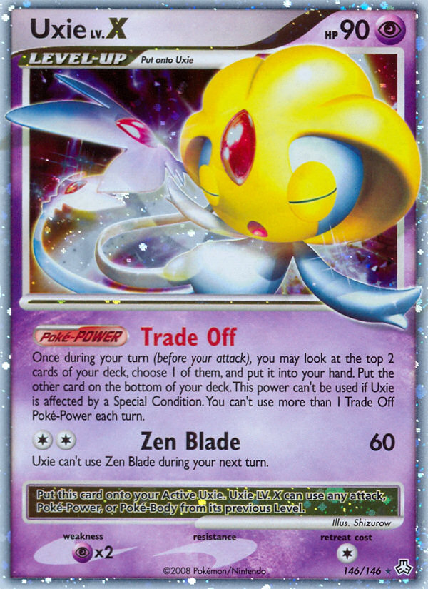 Uxie LV.X (146/146) [Diamond & Pearl: Legends Awakened] | Jomio and Rueliete's Cards and Comics