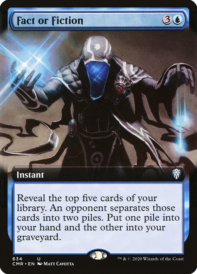 Fact or Fiction (Extended Art) [Commander Legends] | Jomio and Rueliete's Cards and Comics