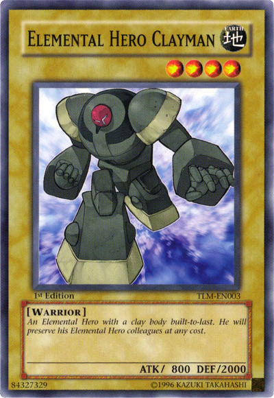 Elemental Hero Clayman [TLM-EN003] Common | Jomio and Rueliete's Cards and Comics