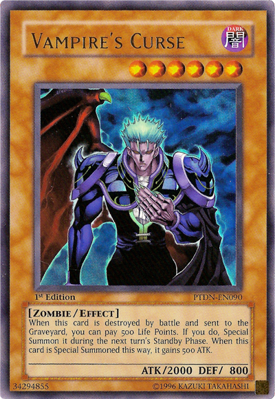 Vampire's Curse [PTDN-EN090] Ultra Rare | Jomio and Rueliete's Cards and Comics