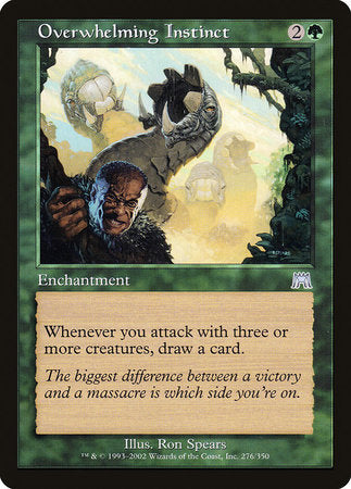 Overwhelming Instinct [Onslaught] | Jomio and Rueliete's Cards and Comics