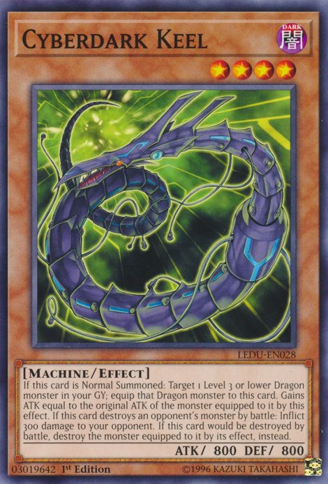Cyberdark Keel [LEDU-EN028] Common | Jomio and Rueliete's Cards and Comics