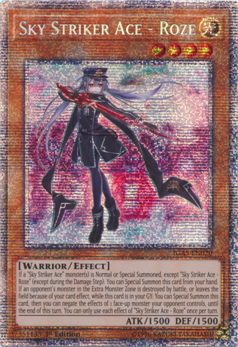 Sky Striker Ace - Roze (Starlight Rare) [IGAS-EN020] Starlight Rare | Jomio and Rueliete's Cards and Comics