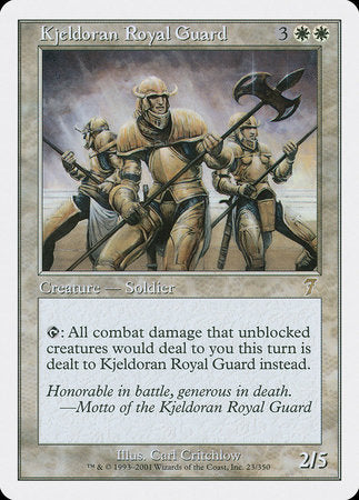 Kjeldoran Royal Guard [Seventh Edition] | Jomio and Rueliete's Cards and Comics