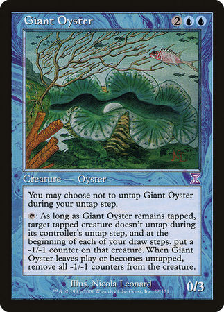 Giant Oyster [Time Spiral Timeshifted] | Jomio and Rueliete's Cards and Comics
