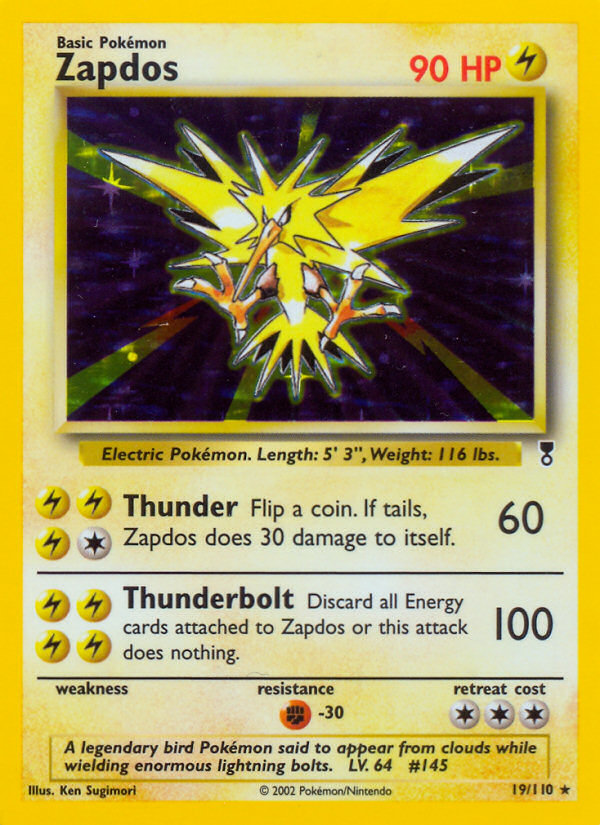 Zapdos (19/110) [Legendary Collection] | Jomio and Rueliete's Cards and Comics
