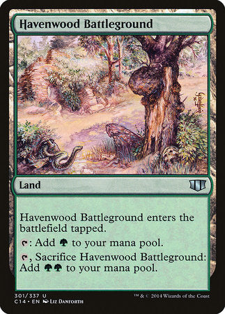 Havenwood Battleground [Commander 2014] | Jomio and Rueliete's Cards and Comics