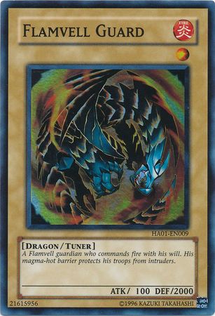 Flamvell Guard [HA01-EN009] Super Rare | Jomio and Rueliete's Cards and Comics
