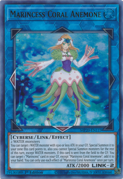 Marincess Coral Anemone [MP20-EN119] Ultra Rare | Jomio and Rueliete's Cards and Comics