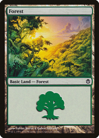 Forest (39) [Duel Decks: Ajani vs. Nicol Bolas] | Jomio and Rueliete's Cards and Comics
