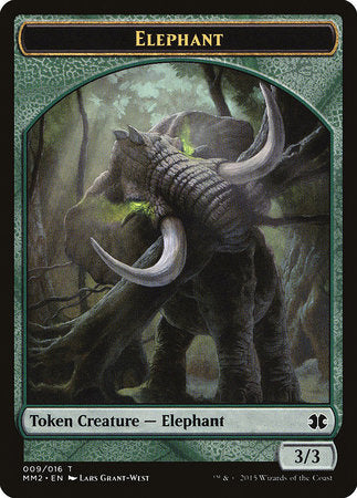 Elephant Token [Modern Masters 2015 Tokens] | Jomio and Rueliete's Cards and Comics