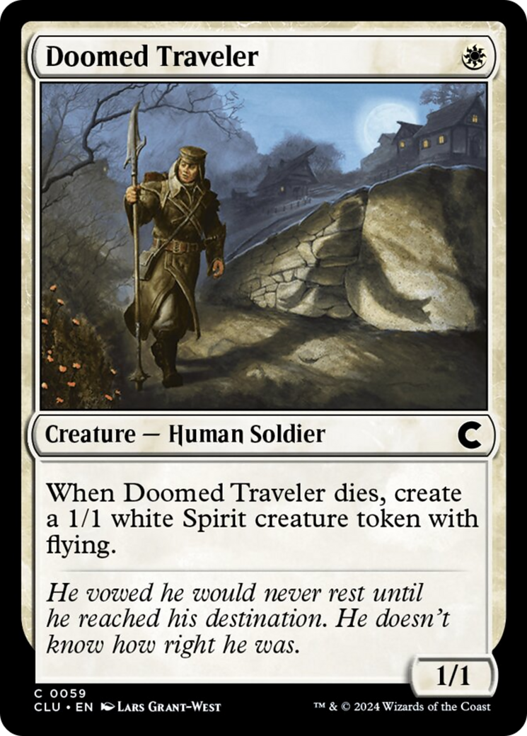 Doomed Traveler [Ravnica: Clue Edition] | Jomio and Rueliete's Cards and Comics