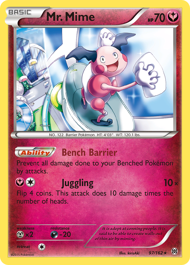 Mr. Mime (97/162) [XY: BREAKthrough] | Jomio and Rueliete's Cards and Comics