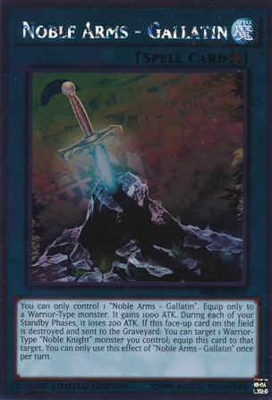 Noble Arms - Gallatin [NKRT-EN019] Platinum Rare | Jomio and Rueliete's Cards and Comics